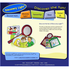 Discovery Light Web Site