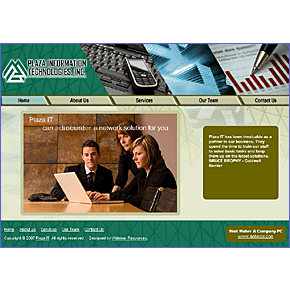 Plaza Information Technologies, Inc. Web Site